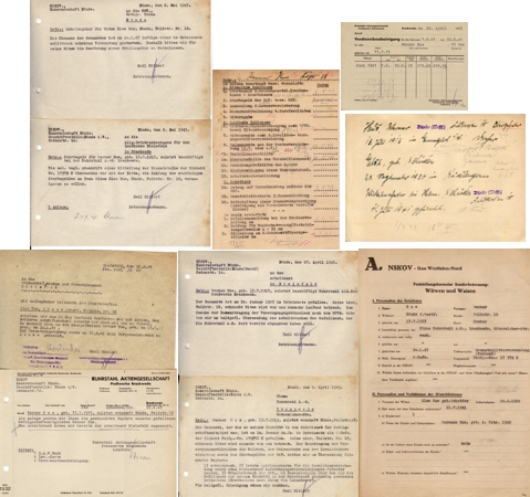 NSKOV documents Coproral AR227 227.ID Leningrad KIA 1943