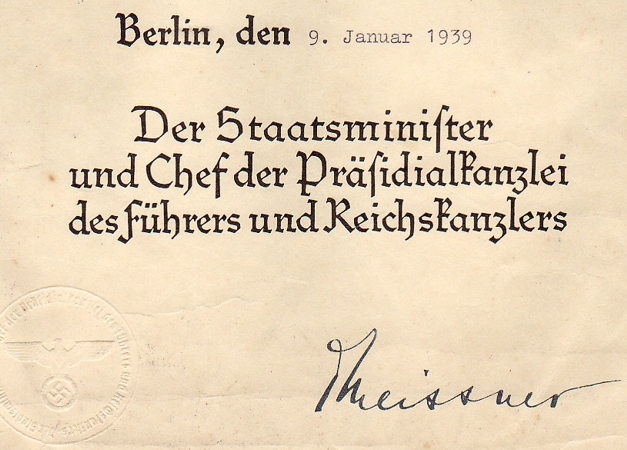 Faithful Service Medal Silver 1939 Reichspost employee - Image 3