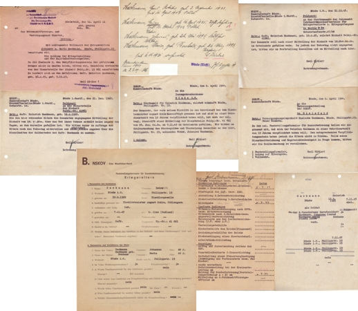 NSKOV documents Gefreiter PGR146 25.Panzer-Division 1943 Kiew