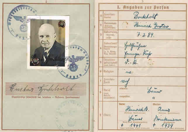 Wehrpass 1943 old man farmer Holzhausen - Image 3