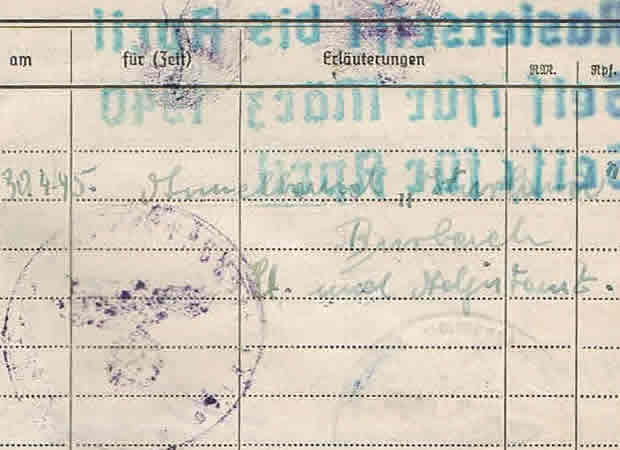 Soldbuch NCO Flak Feld-Division Russia cuff title Kurland - Image 6
