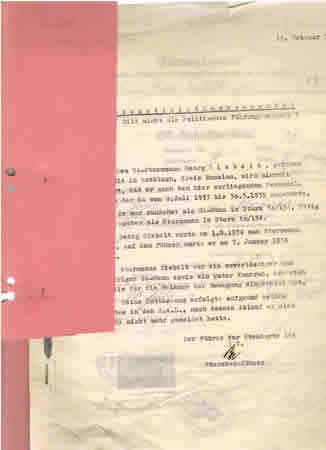 SA documents group SA-Sturmmann Sturm 34/154 1933-1935