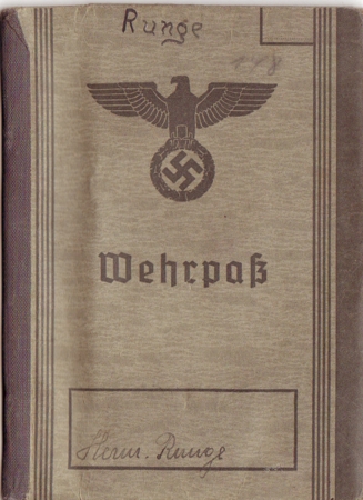Wehrpass airplane mechanic Jagdgeschwader 106 1944-45