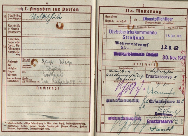 Wehrpass airplane mechanic Jagdgeschwader 106 1944-45 - Image 3