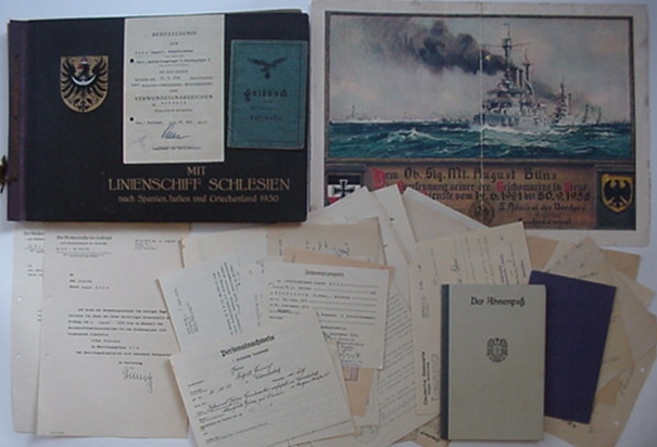 Photo album Soldbuch documents "Schlesien" and "Deutschland"