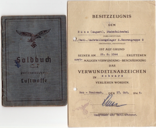 Photo album Soldbuch documents "Schlesien" and "Deutschland" - Image 3