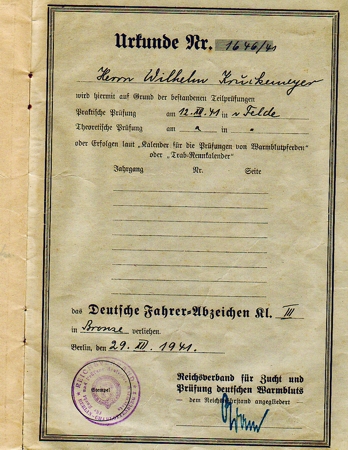 Award documents Corporal 211.Infanterie-Division France Russia - Image 7