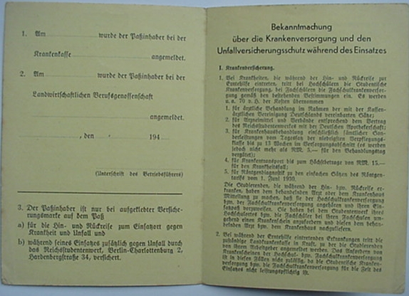 Student documents harvest assistance campaign 1940 - Image 4