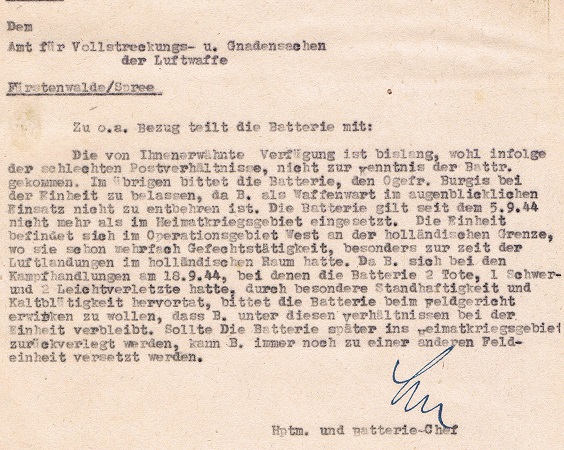 Group military court sentenced Corporal Flak-Abteilung 73 Crete - Image 6