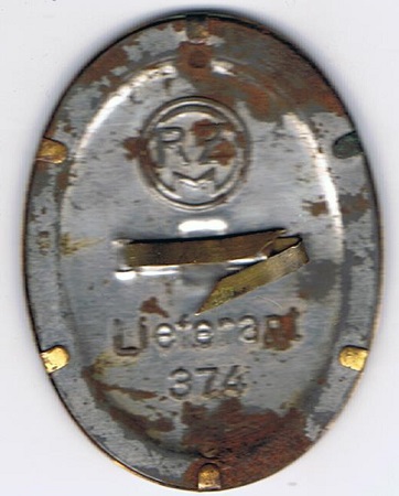 DAF visor cap badge - Image 2