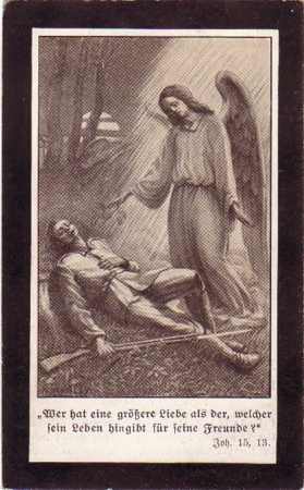Obituary card 2.Infanterie-Regiment 1914 France Koblenz - Image 2