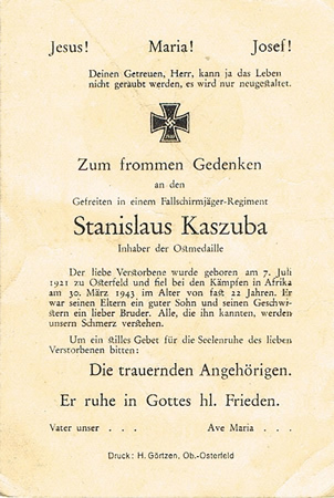 Fallschirmjäger Gefreiter Africa Corps 1943