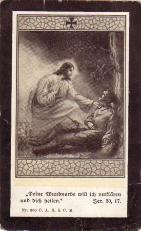 Obituary card K.K.Landesschützen-Regiment Trient Trento Italy - Image 2