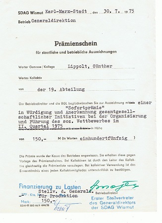 DDR documents 1975 Karl-Marx-Stadt - Image 2