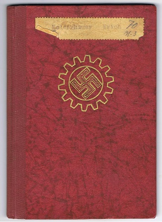 DAF memberships booklet tram conductor Dortmund