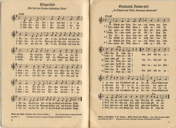 Song book Das Lied der Font 1941 - Image 2