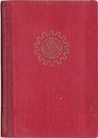 DAF memberships booklet Munich 1944