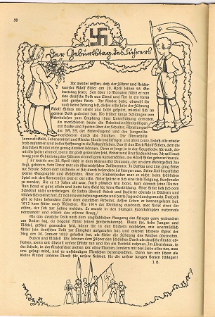 Deutsche Kinderwelt 1934 Nr.8 NS magazine for children - Image 2