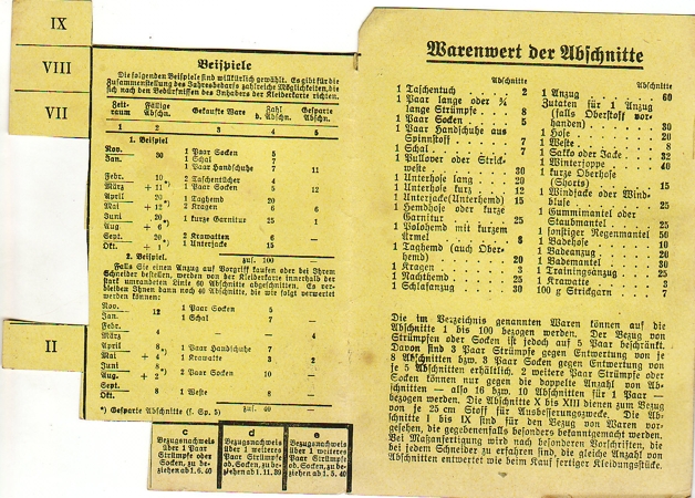 Four ration cards family Halberstadt 1939-43 - Image 3