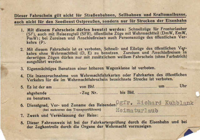 Two documents Obergefreiter Flak-Abteilung 294 1943 - Image 4