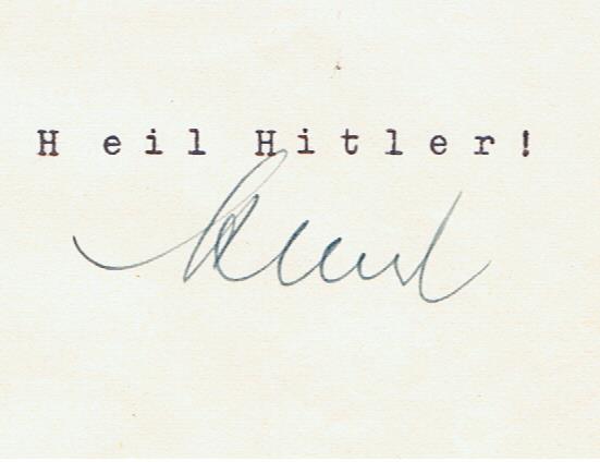 Letter Kommandeur Schutzpolizei Wiesbaden 1941 Oberstleutnant - Image 3