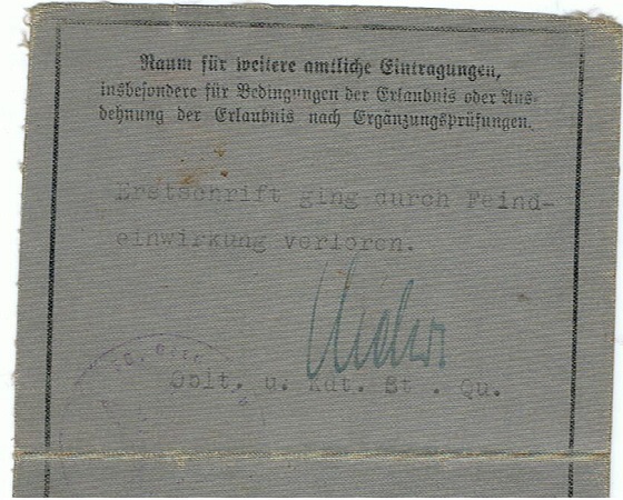 Military drivers license 36.Volks-Grenadier-Division 1944 - Image 3