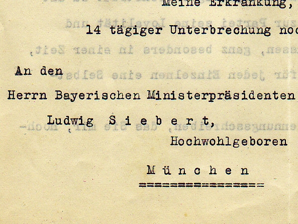 NSDAP politician document 1942 Bavarian prime minister - Image 5