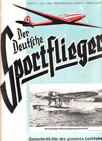 Der Deutsche Sportflieger 1940 aviation magazine