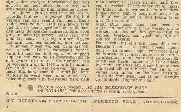 NSB propaganda booklet Werkend Volk - Image 3