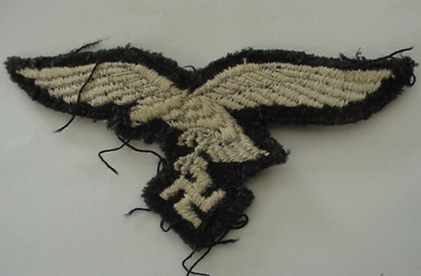 Breast eagle Luftwaffe enlisted men uniform removed #3 - Image 2