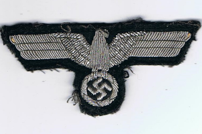 Breast eagle officer Wehrmacht hand embroidered #2