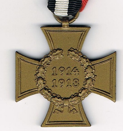 Hindenburg Cross for WW1 combatants PM - Image 2