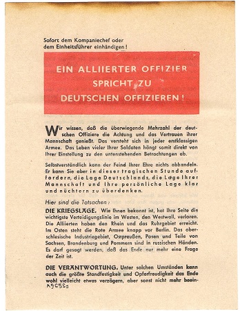 AgG 55d Ein Alliierter Offizier spricht.. 1945