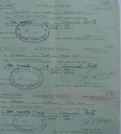 Documents and photos driver RASC transport unit - Image 6
