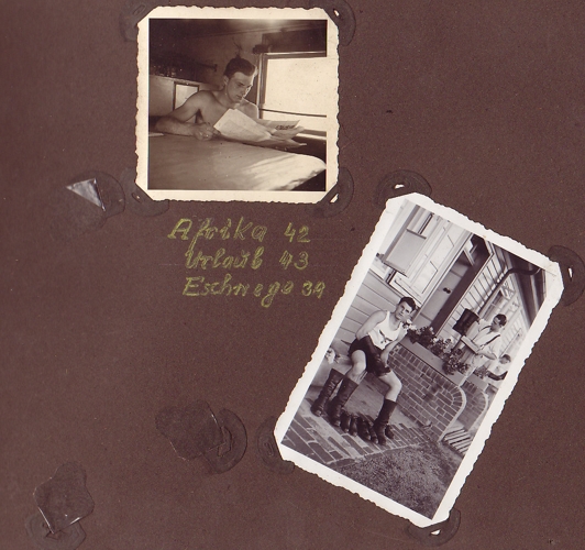 JG27 Africa grouping photo album and award documents - Image 19