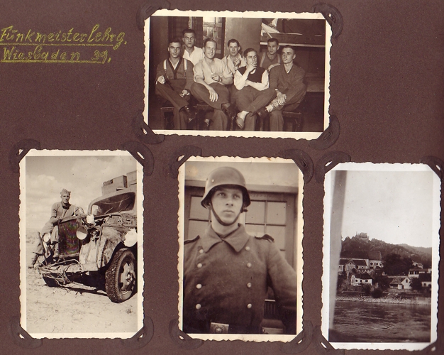 JG27 Africa grouping photo album and award documents - Image 22