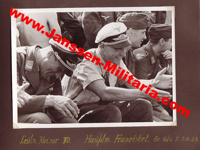 JG27 Africa grouping photo album and award documents - Image 9