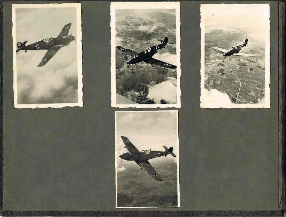 Photo album Luftwaffe NCO (board?) mechanic planes - Image 9