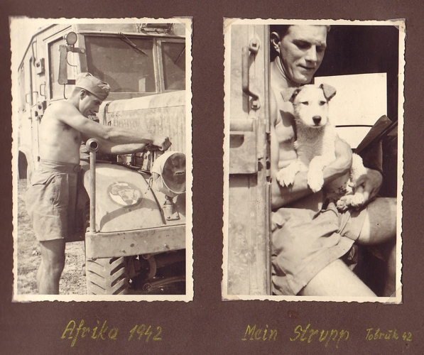 JG27 Africa grouping photo album and award documents - Image 11