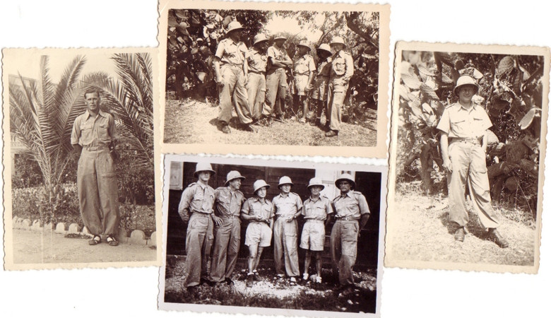 Lot uniform photos Luftwaffe Africa / tropical tunics