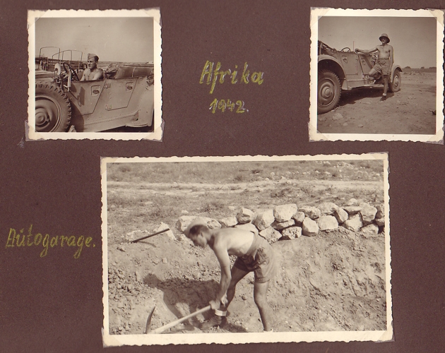 JG27 Africa grouping photo album and award documents - Image 12