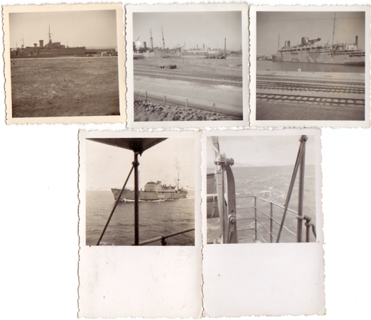 Lot 5 photos Kriegsmarine ships Norway