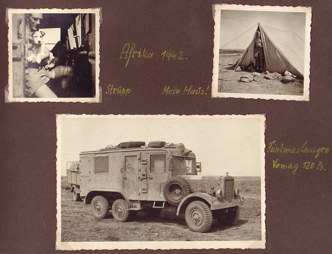 JG27 Africa grouping photo album and award documents - Image 13