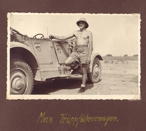 JG27 Africa grouping photo album and award documents - Image 15