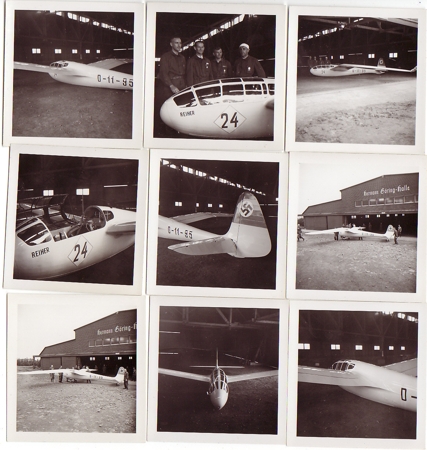 Lot photos Hanna Reitsch collection glider plane