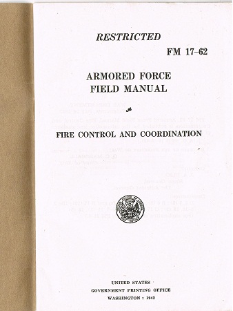 US-Army restricted armored force field manual 1942 FM 17-62 - Image 2