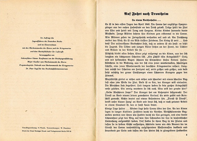 Kriegsbücherei der deutschen Jugend Heft 92 Drontheim - Image 2