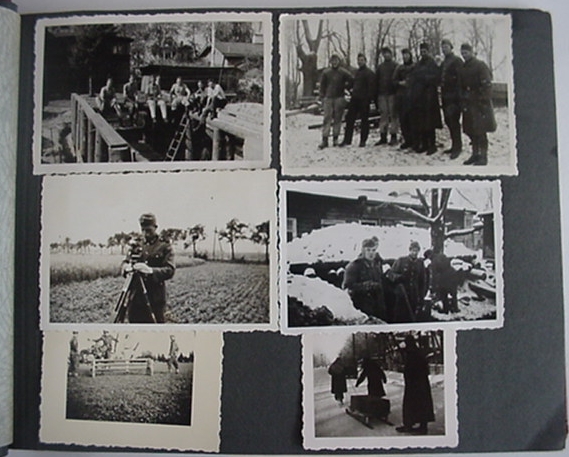 Photo album Wehrmacht measuring and building unit France - Image 3