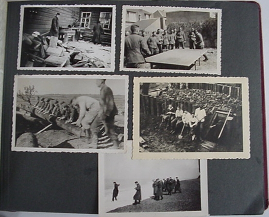 Photo album Wehrmacht measuring and building unit France - Image 5
