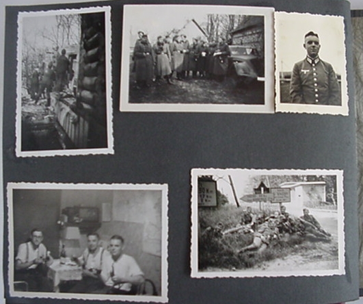 Photo album Wehrmacht measuring and building unit France - Image 6